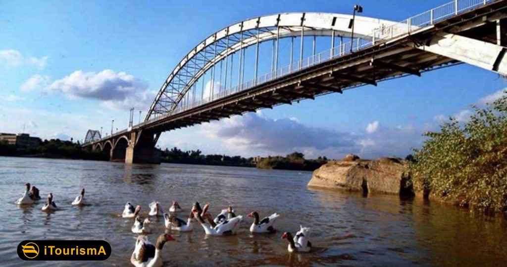 پل سفید اهواز جاذبه ای به جامانده از دوران پهلوی