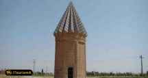 میل اخنگان، مقبره ای در نزدیکی شهر مشهد بر روی پایه ای هشت ضلعی